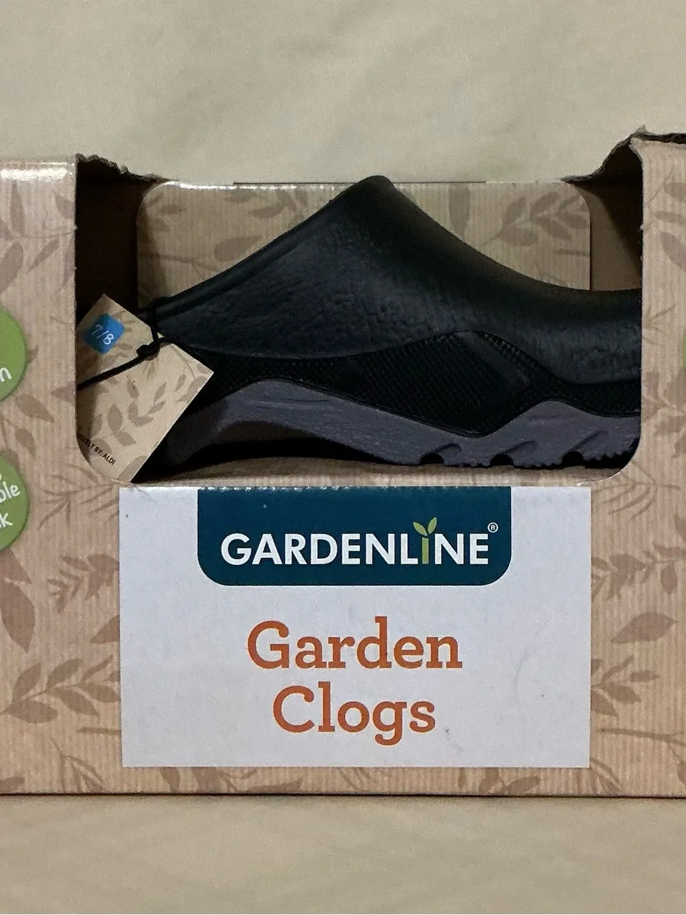 GardenLINE Black Garden Clogs